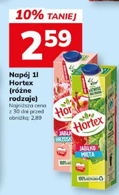 Napój Hortex (różne rodzaje) promocja w Hitpol