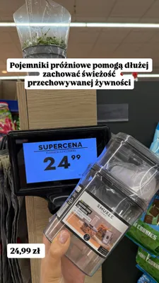 Pojemniki próżniowe na żywność Smukee Home promocja w Biedronka