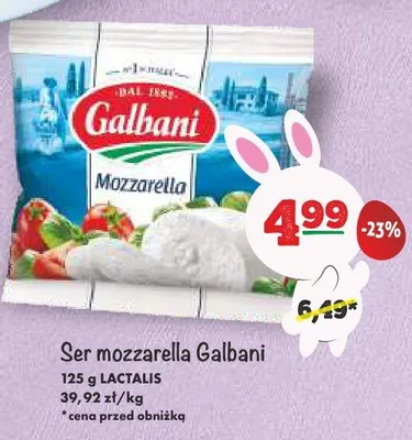 Ser mozzarella promocja w Arhelan