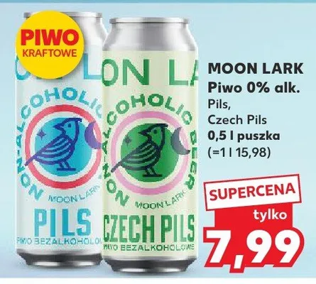 Piwo Moon Lark Pils, Czech Pils promocja w Kaufland