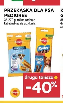 Przekąska dla psa Pedigree promocja w Stokrotka