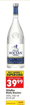 Wódka Biały Bocian promocja w Biedronka