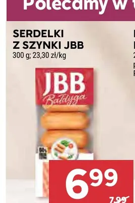 Serdelki z szynki JBB promocja w Stokrotka