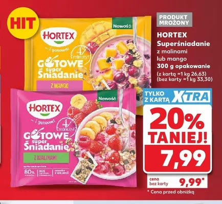 Superśniadanie HORTEX promocja w Kaufland
