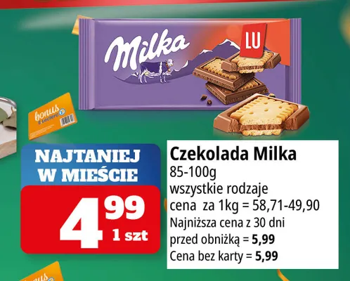 Czekolada Milka promocja w Leclerc