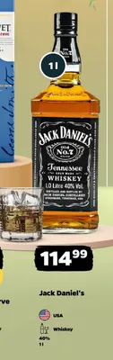 Whiskey Jack Daniel's Old No.7 Tennessee Sour Mash Whiskey promocja w Netto