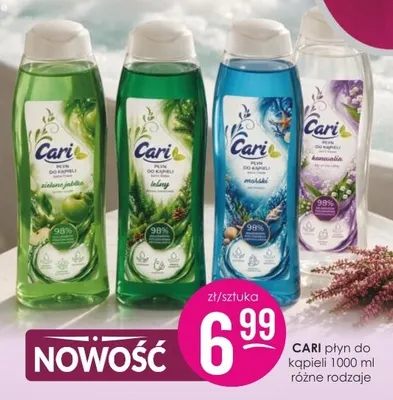 Płyn do kąpieli zielone jabłko Cari promocja w Drogerie Jasmin
