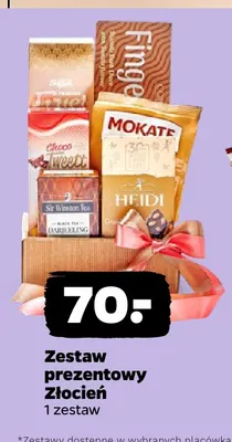 Zestaw prezentowy Złocień promocja w Netto