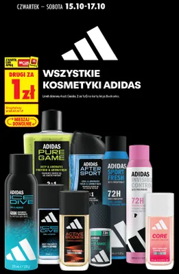 Dezodorant perfumowany Adidas Active Bodies promocja w Biedronka
