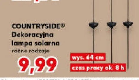 Dekoracyjna lampa solarna różne rodzaje promocja w Kaufland