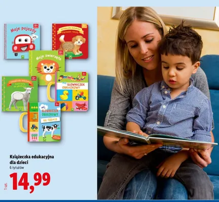 Książeczka edukacyjna dla dzieci Moje zwierzęta promocja w Lidl