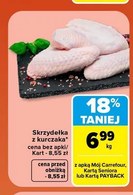Skrzydełka z kurczaka promocja w Carrefour Market