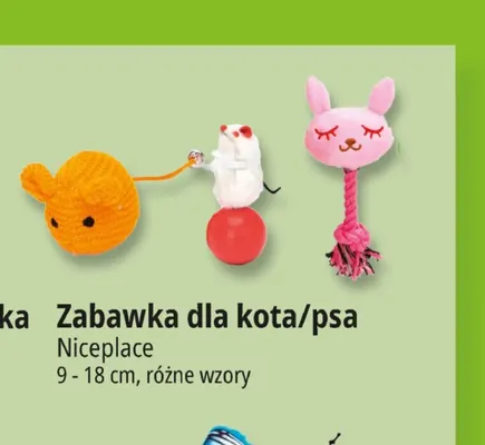 Zabawka dla kota lub psa Niceplace promocja w Leclerc