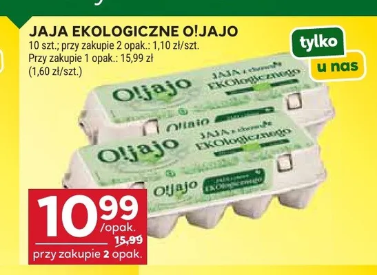 Jaja ekologiczne O!Jajo promocja w Stokrotka