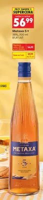 Brandy Metaxa 5 ★ promocja w Biedronka