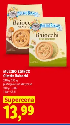 Ciastka Baiocchi klasyczne Mulino Bianco promocja w Lidl