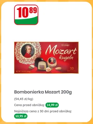 Bombonierka Mozart Schluckwerder promocja w Dino