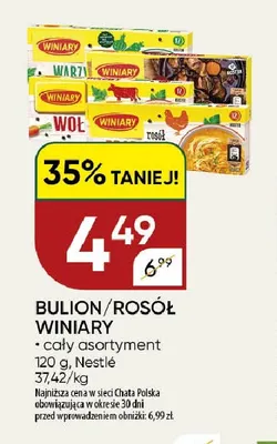 Bulion/rosół Winiary promocja w Chata Polska