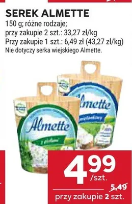 Serek almette różne rodzaje promocja w Stokrotka