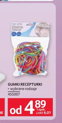 Gumki recepturki Top Write promocja w Selgros