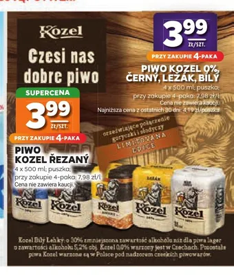 Piwo Kozel Řezaný promocja w Stokrotka