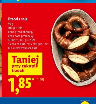 Precel z solą promocja w Lidl