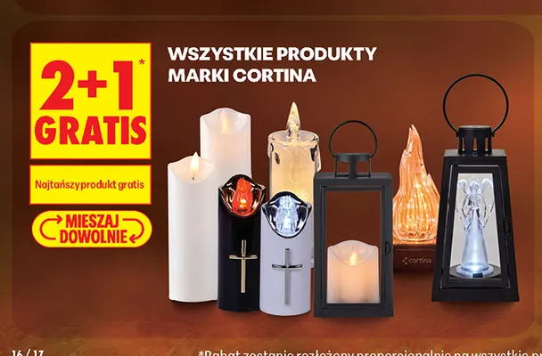 Produkty marki Cortina promocja w Biedronka