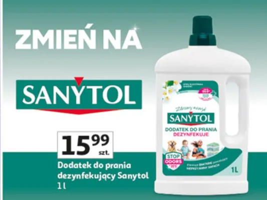 Dodatek do prania dezynfekujący promocja w Auchan
