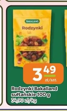 Rodzynki Bakalland sułtańskie promocja w Gama