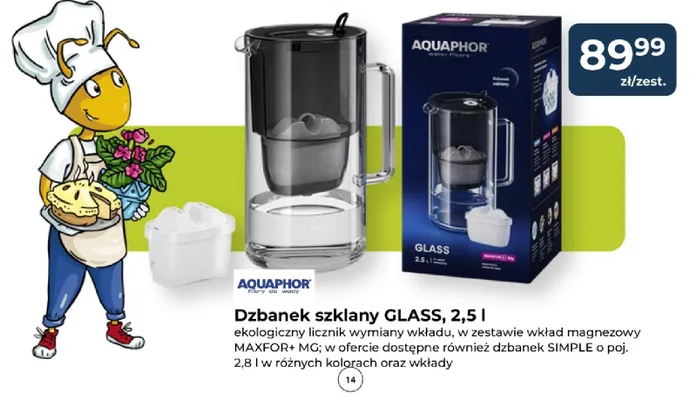 Dzbanek szklany Glass promocja w PSB Mrówka