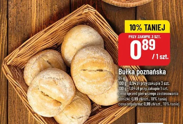 Bułka poznańska promocja w POLOmarket