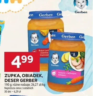 Obiadek Gerber promocja w Stokrotka