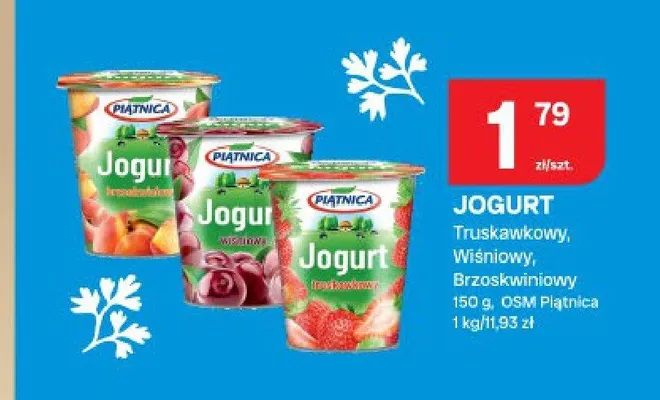 Jogurt Piątnica Wiśniowy promocja w Chorten