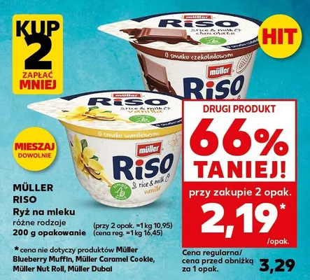 Ryż na mleku różne rodzaje promocja w Kaufland