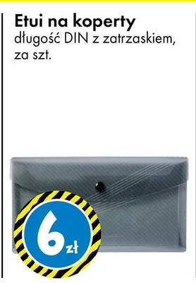 Etui na koperty długość DIN z zatrzaskiem promocja w Tedi