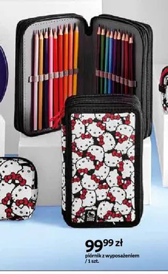 Piórnik z wyposażeniem Hello Kitty promocja w Empik