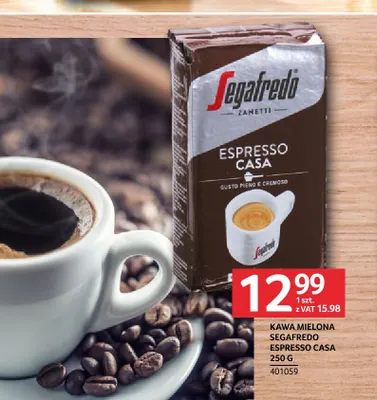 Kawa mielona Segafredo Espresso Casa promocja w Selgros
