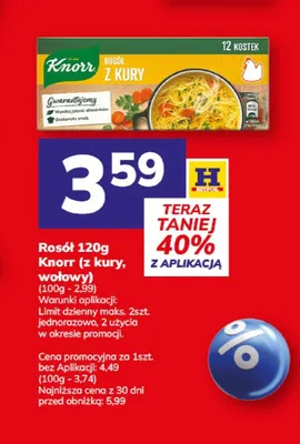 Rosół z kury Knorr promocja w Hitpol