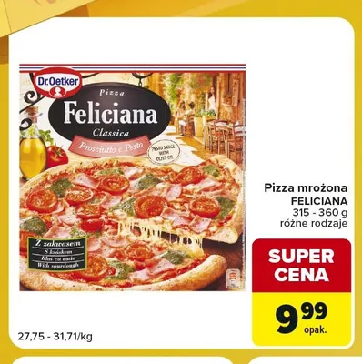 Pizza mrożona Feliciana promocja w Carrefour Market