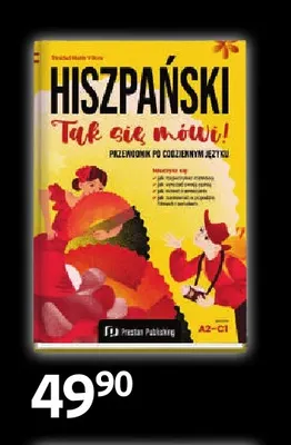 Książka Hiszpański Tak się mówi! Preston Publishing promocja w Empik