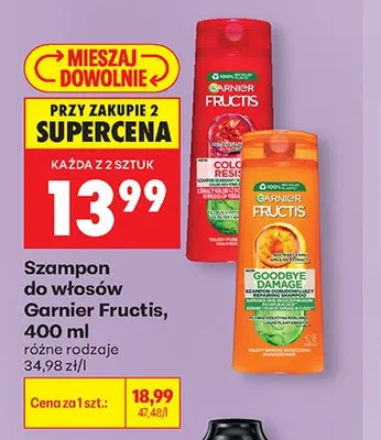 Szampon do włosów Garnier Fructis promocja w Biedronka