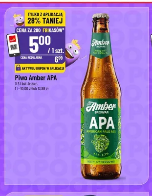 Piwo Amber APA promocja w POLOmarket