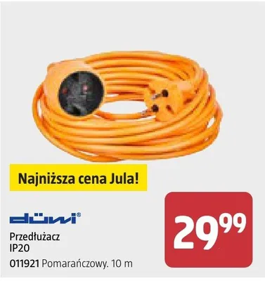 Przedłużacz IP20 promocja w Jula