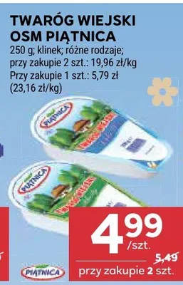 Twaróg wiejski promocja w Stokrotka