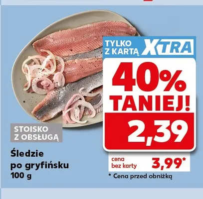 Śledzie po gryfińsku promocja w Kaufland