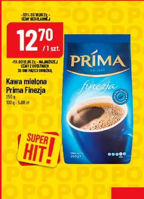 Kawa mielona Prima Finezja promocja w POLOmarket