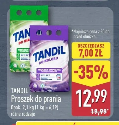 Proszek do prania Tandil do koloru promocja w Aldi