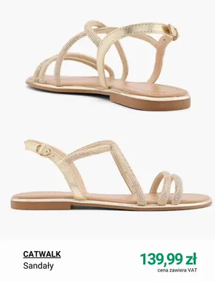 Sandały Catwalk promocja w Deichmann