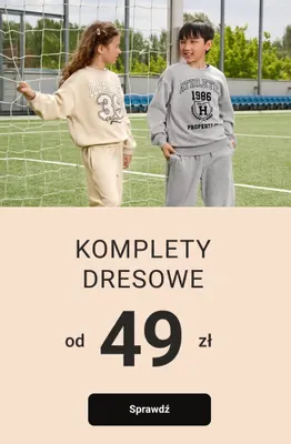 Komplety dresowe promocja w Smyk