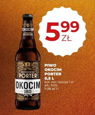 Piwo Okocim Porter promocja w Duży Ben